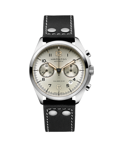 Khaki Aviation Khaki Pilot Pioneer Auto Chrono Dial color Beige H76416155 Hamilton Watch