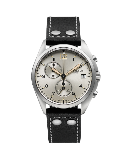 Khaki Aviation Pilot Pioneer Chrono Quartz - Dial color:Black  