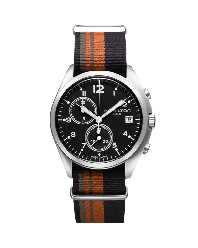 Khaki Aviation Air Race Auto Dial color Black H76235731 Hamilton Watch