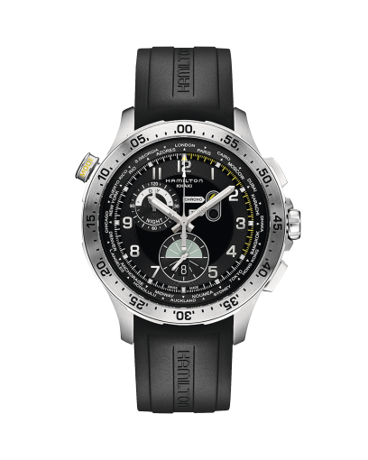 Khaki Aviation Pilot Pioneer Auto Dial color Black H76455933 Hamilton Watch