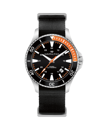 Khaki Navy Khaki UTC Auto Dial color Black H77505535 Hamilton Watch