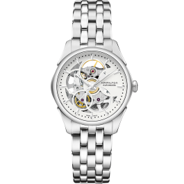 Jazzmaster Skeleton Lady Auto - Dial color:White - H32405111