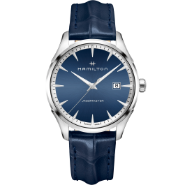 Jazzmaster Gent Quartz - Dial color:Blue - H32451641 | Hamilton Watch