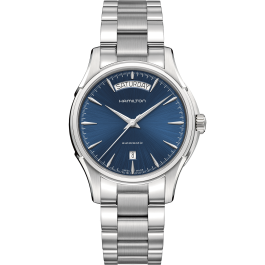 Jazzmaster Day Date Auto - Dial color:Blue - H32505141 | Hamilton