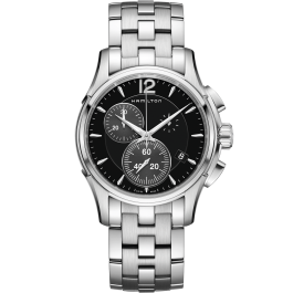 ジャズマスター Chrono Quartz - ダイヤルカラー:ブラック - H32612131