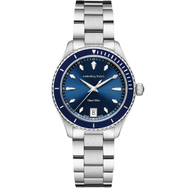 ジャズマスター Seaview Quartz - ダイヤルカラー:ブルー - H37451141