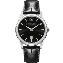 HAMILTON JAZZMASTER 腕時計 本体 Jazzmaster Slim Auto - Dial color:Black - H38615735 | Hamilton Watch