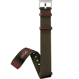 Khaki Field Green NATO Strap 20MM standard - Strap color:Green