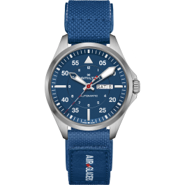 Khaki Aviation Pilot Day Date Auto - Air-Glaciers Edition