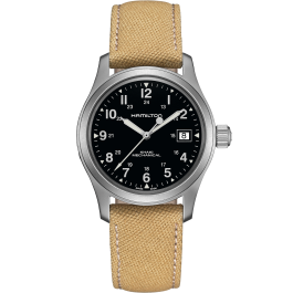Khaki Field Mechanical - Dial color:Black - H69419933 | Hamilton Watch