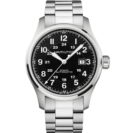 ハミルトン カーキ フィールド AUTO | 44mm | H70625133 カーキ フィールド Auto - ダイヤルカラー:ブラック - H70625133