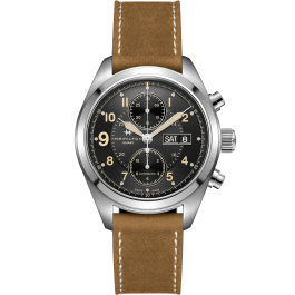 Khaki Field Auto Chrono - Dial color:Black - H71616535 | Hamilton