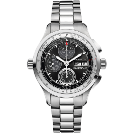 Khaki Aviation Khaki X Patrol Auto Chrono - Dial color:Black