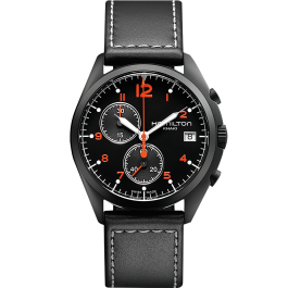 Khaki Aviation Pilot Pioneer Chrono Quartz - Dial color:Black