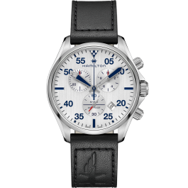 Khaki Aviation Chrono Quartz - Dial color:Silver - H76712751