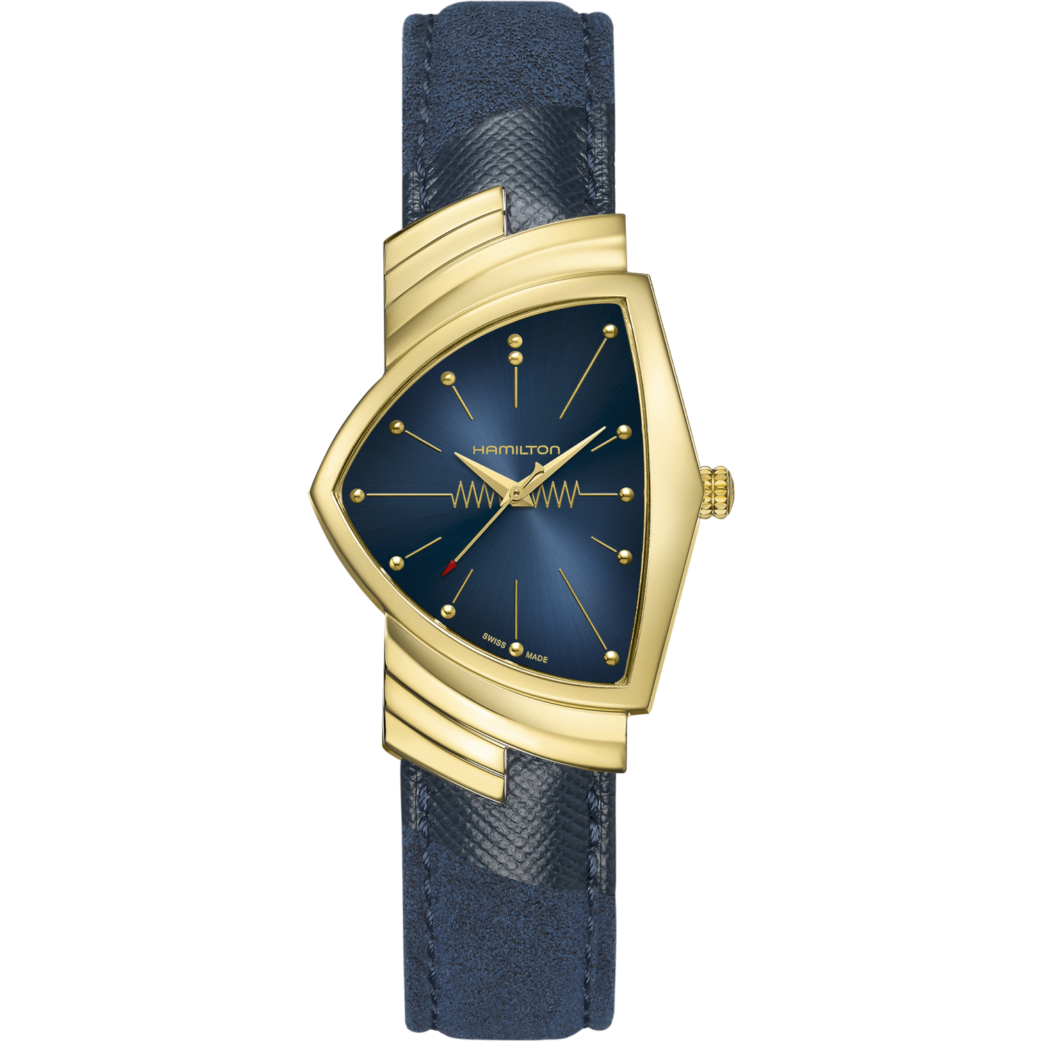 Hamilton Ventura Quartz 32mm x 50mm Blue Dial