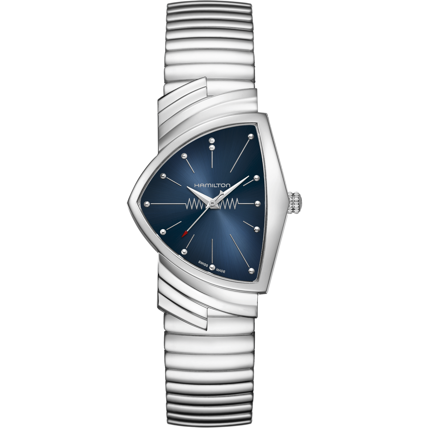 Hamilton Ventura Quartz 32mm x 50mm Blue Dial