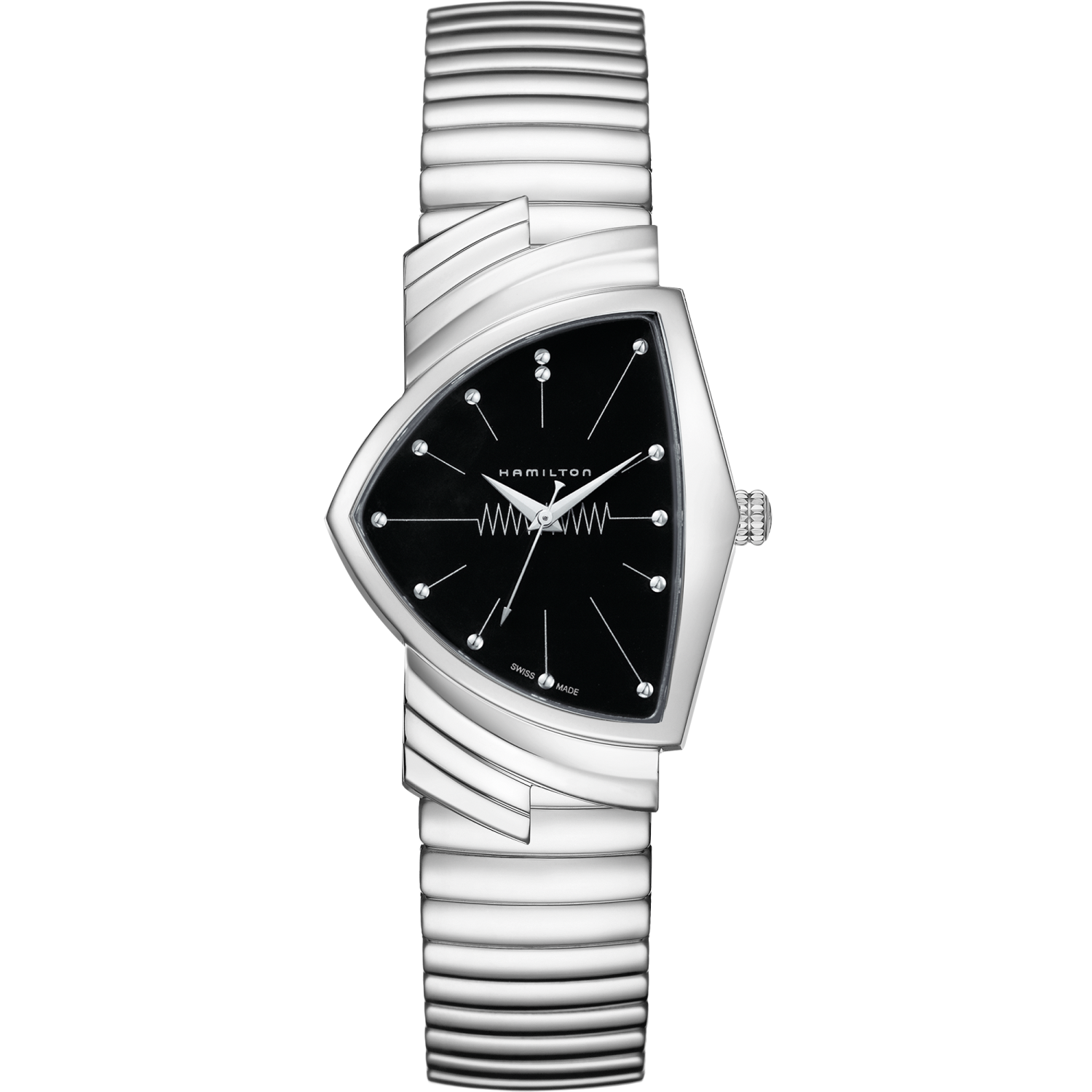 Hamilton Ventura Quartz 32mm x 50mm Black Dial