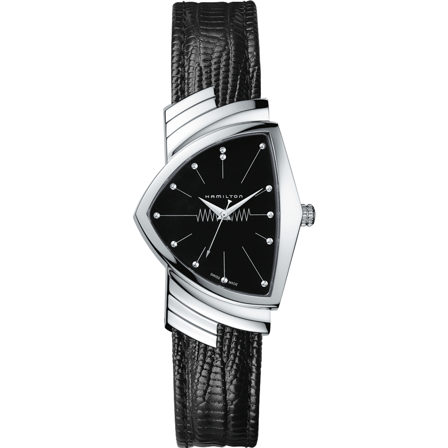 Hamilton Ventura Quartz 32mm x 50mm Black Dial