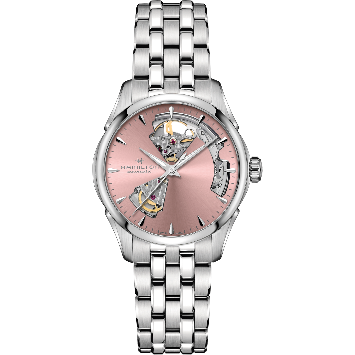 Hamilton Jazzmaster Open Heart Auto 36mm Pink Dial