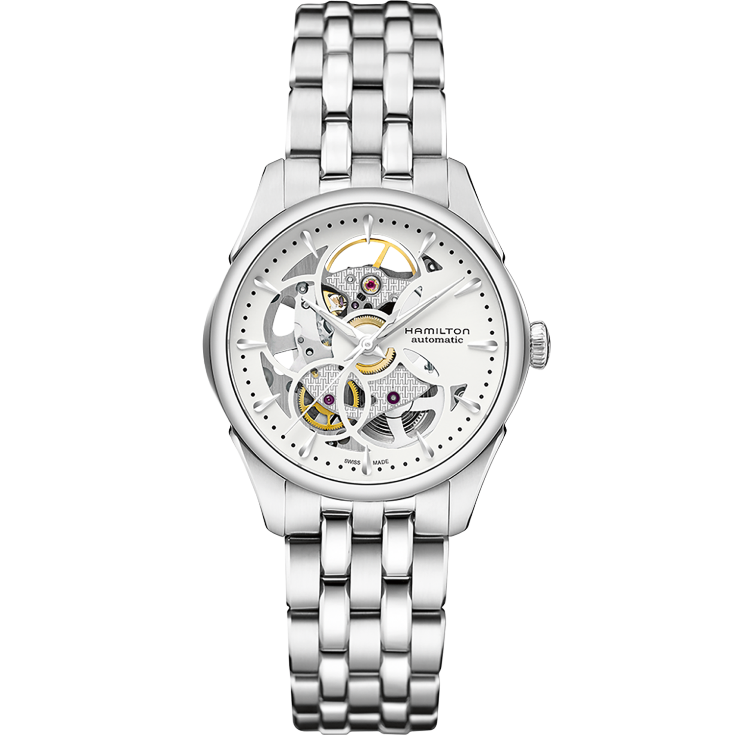 Hamilton Jazzmaster Skeleton Auto 36mm White Dial