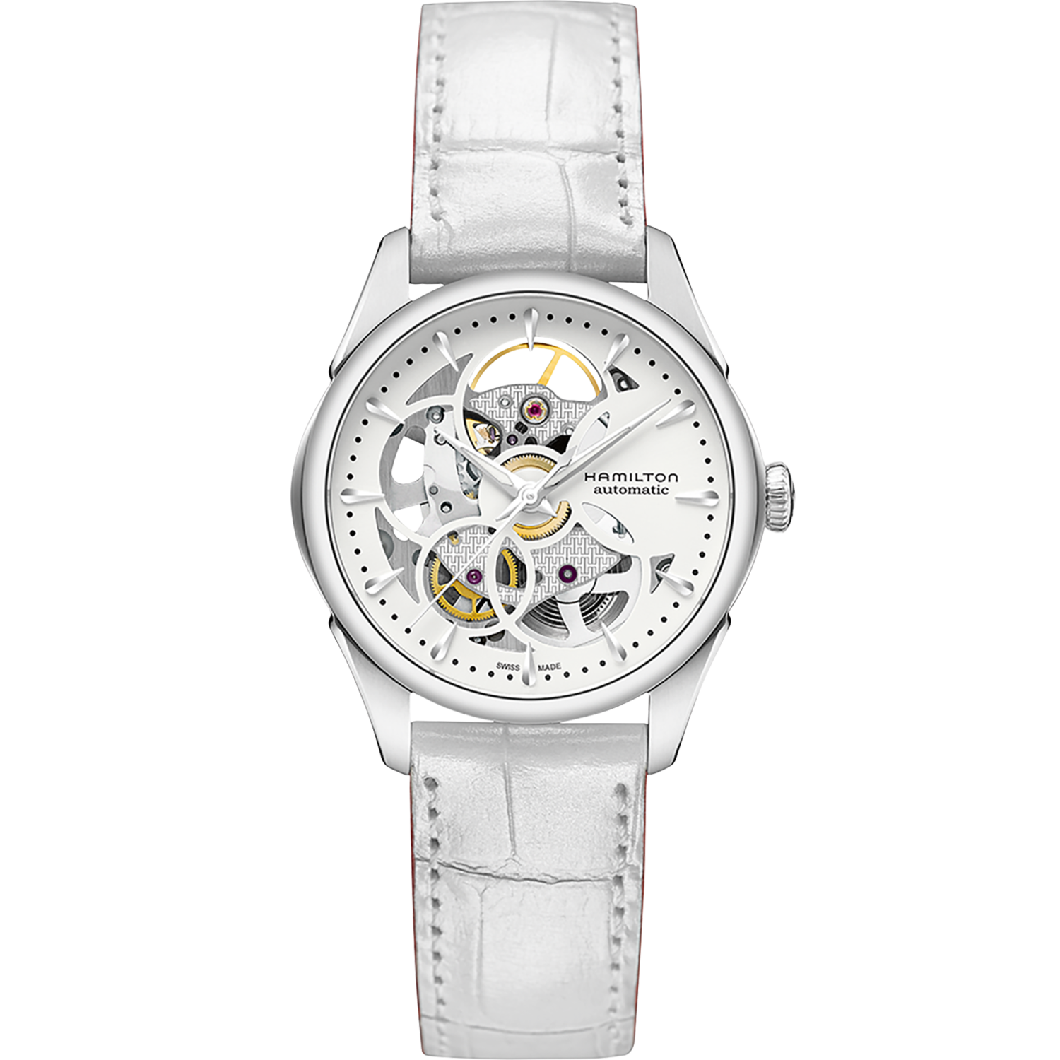 Hamilton Jazzmaster Skeleton Auto 36mm White Dial