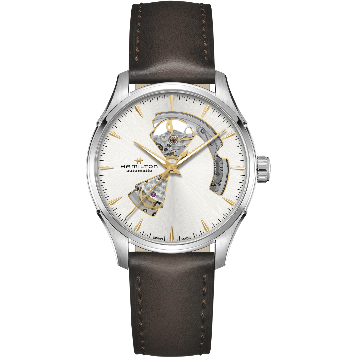 Hamilton Jazzmaster Open Heart Auto 40mm Silver Dial