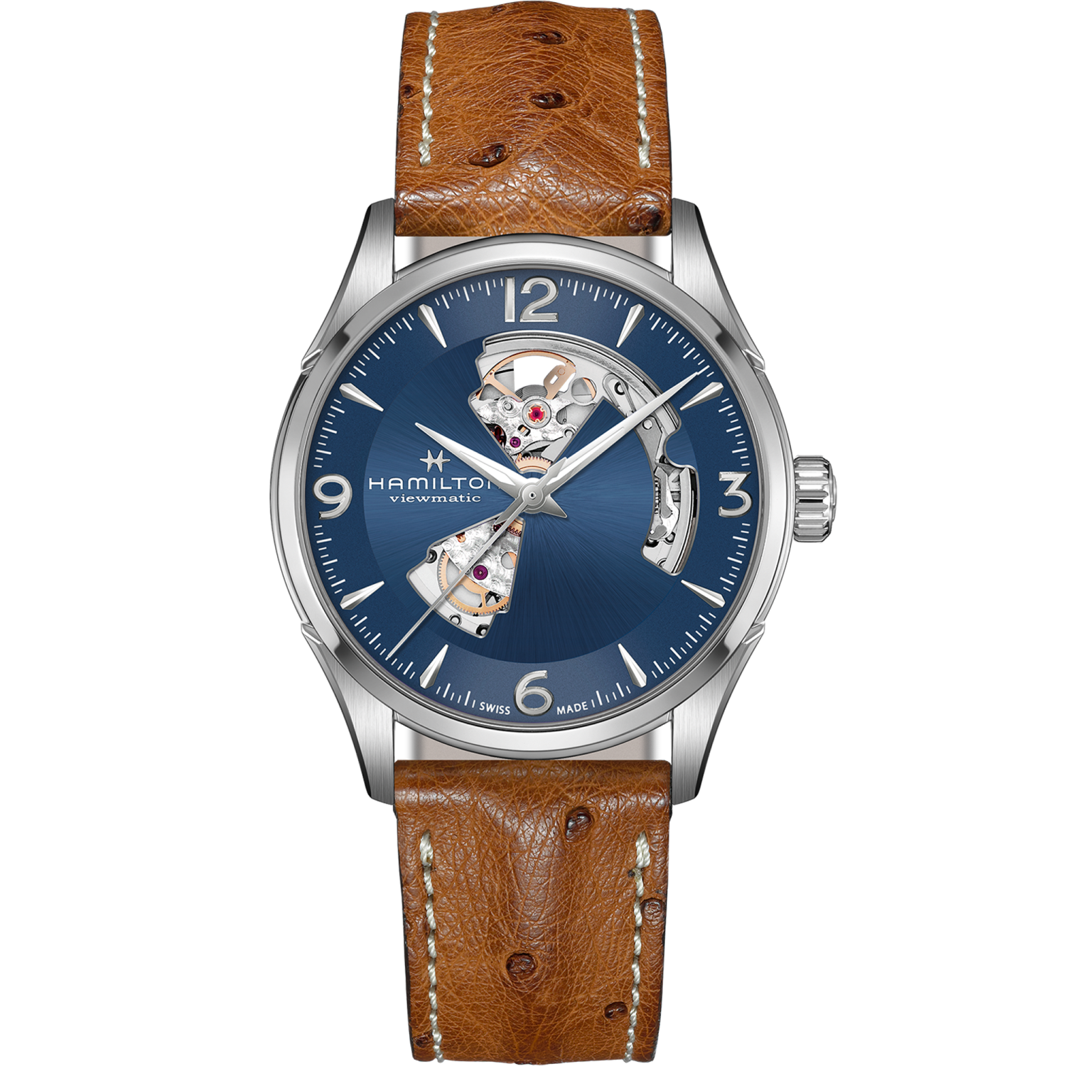 Hamilton Jazzmaster Open Heart Auto 42mm Blue Dial
