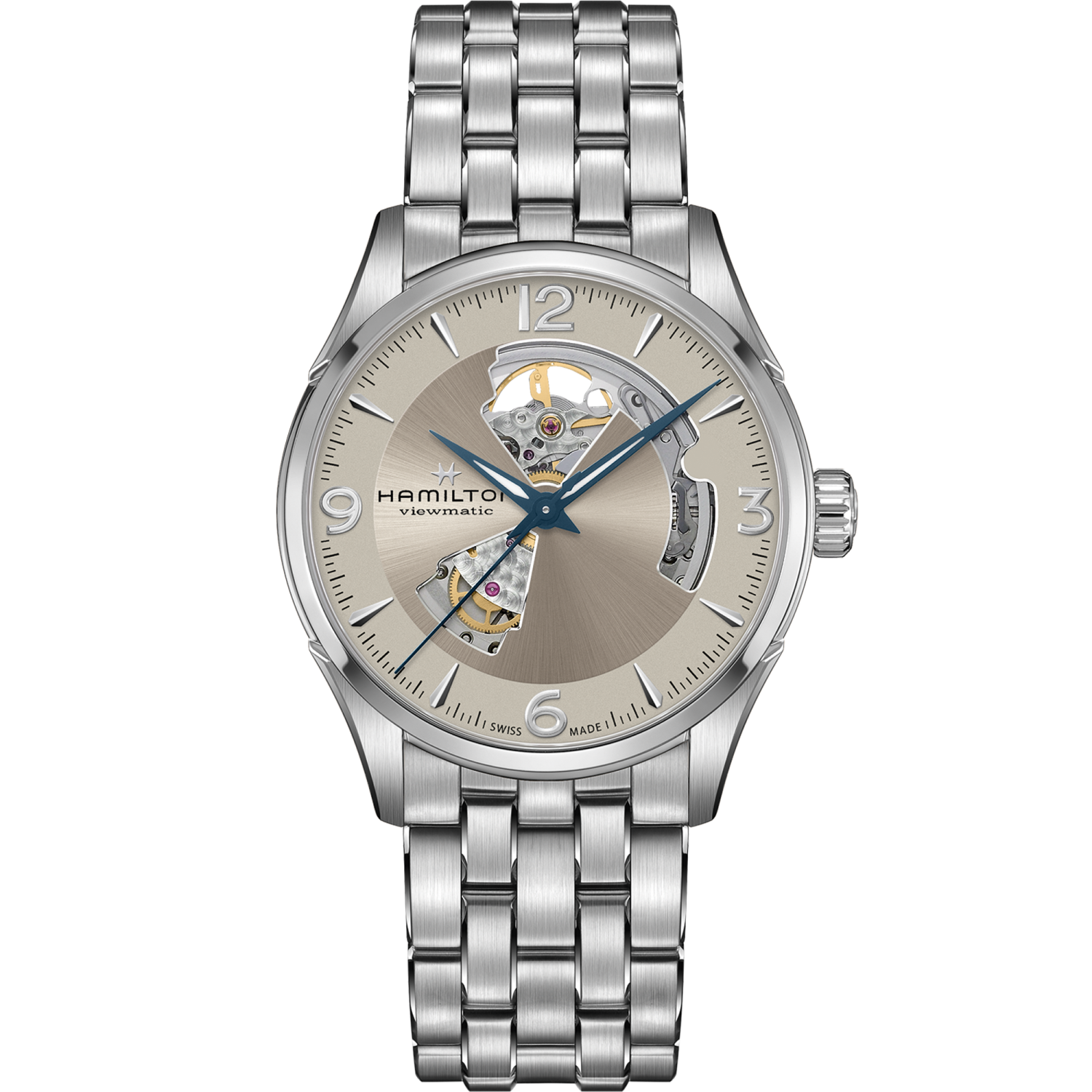 Hamilton Jazzmaster Open Heart Auto 42mm Beige Dial
