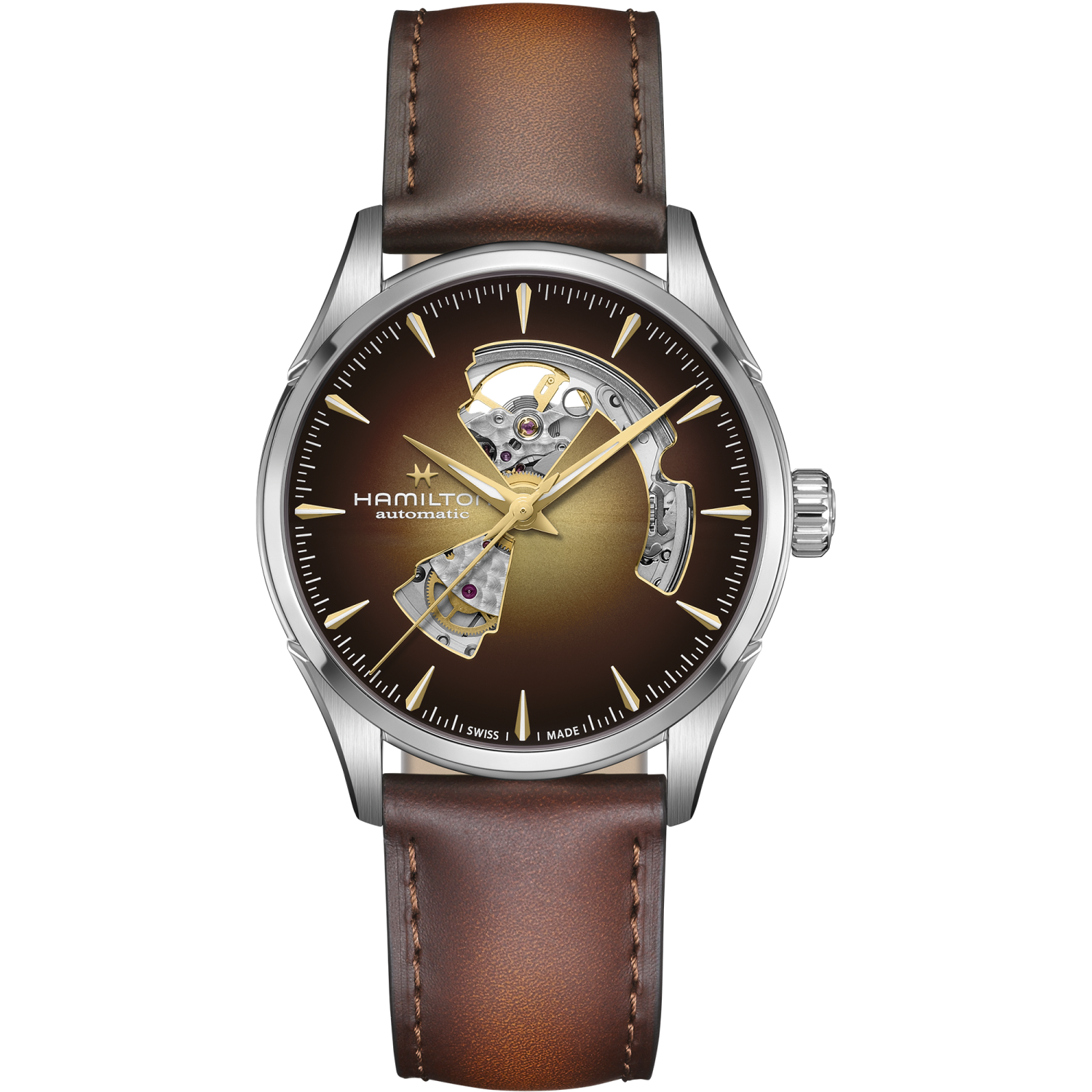 Hamilton Jazzmaster Open Heart Auto 42 mm 42mm Champagne Dial