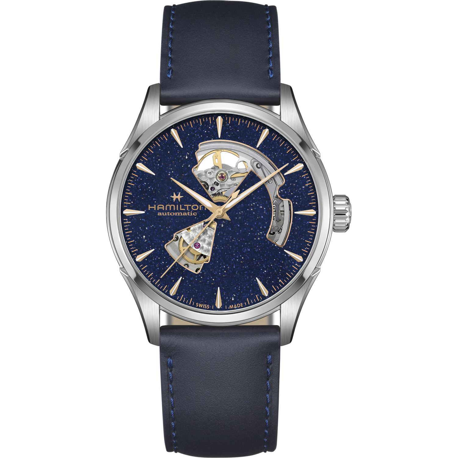Hamilton Jazzmaster Open Heart Auto 42mm Blue aventurine Dial