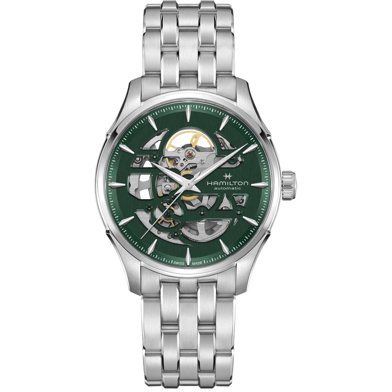 Hamilton Jazzmaster Skeleton Auto 40mm Green Dial