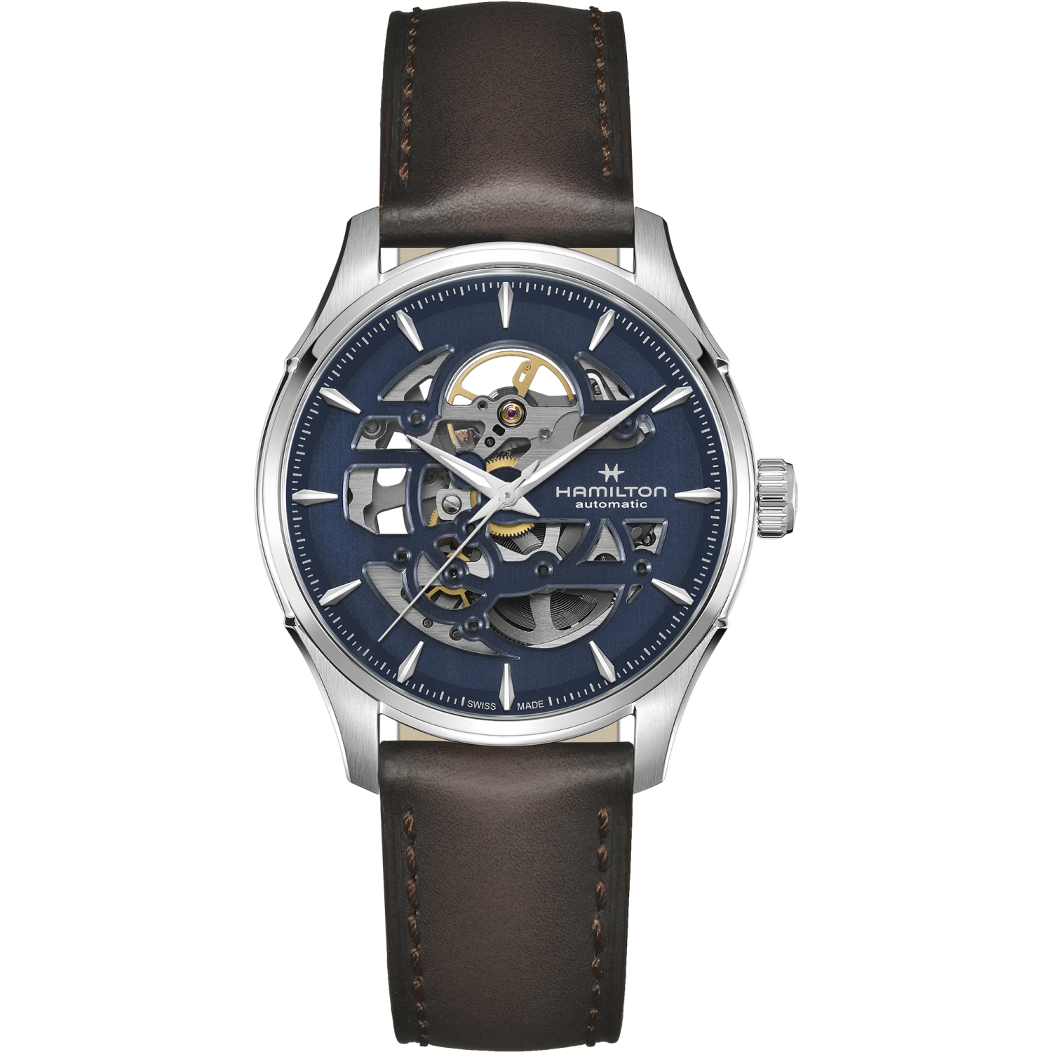 Hamilton Jazzmaster Skeleton Auto 40mm Blue Dial