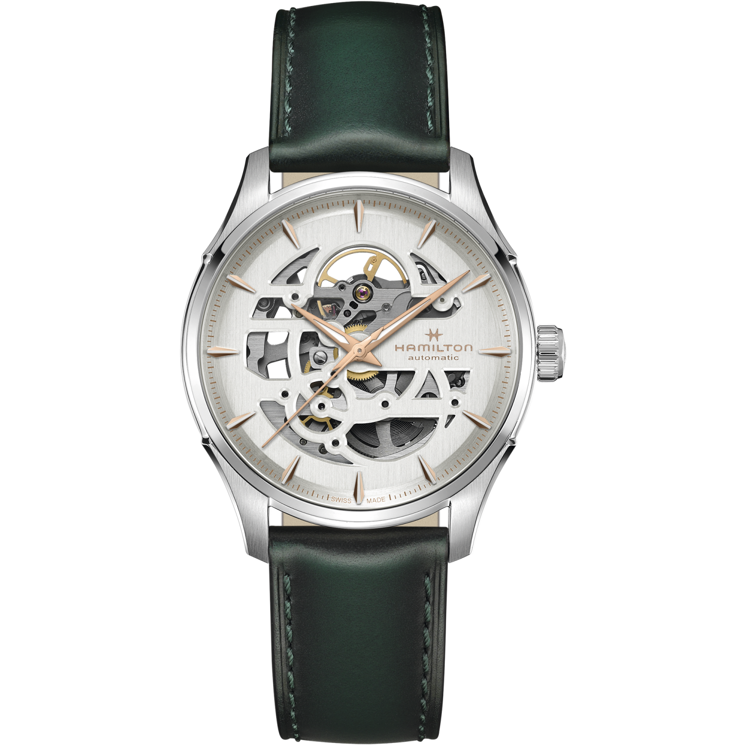 Hamilton Jazzmaster Skeleton Auto 40mm White Dial