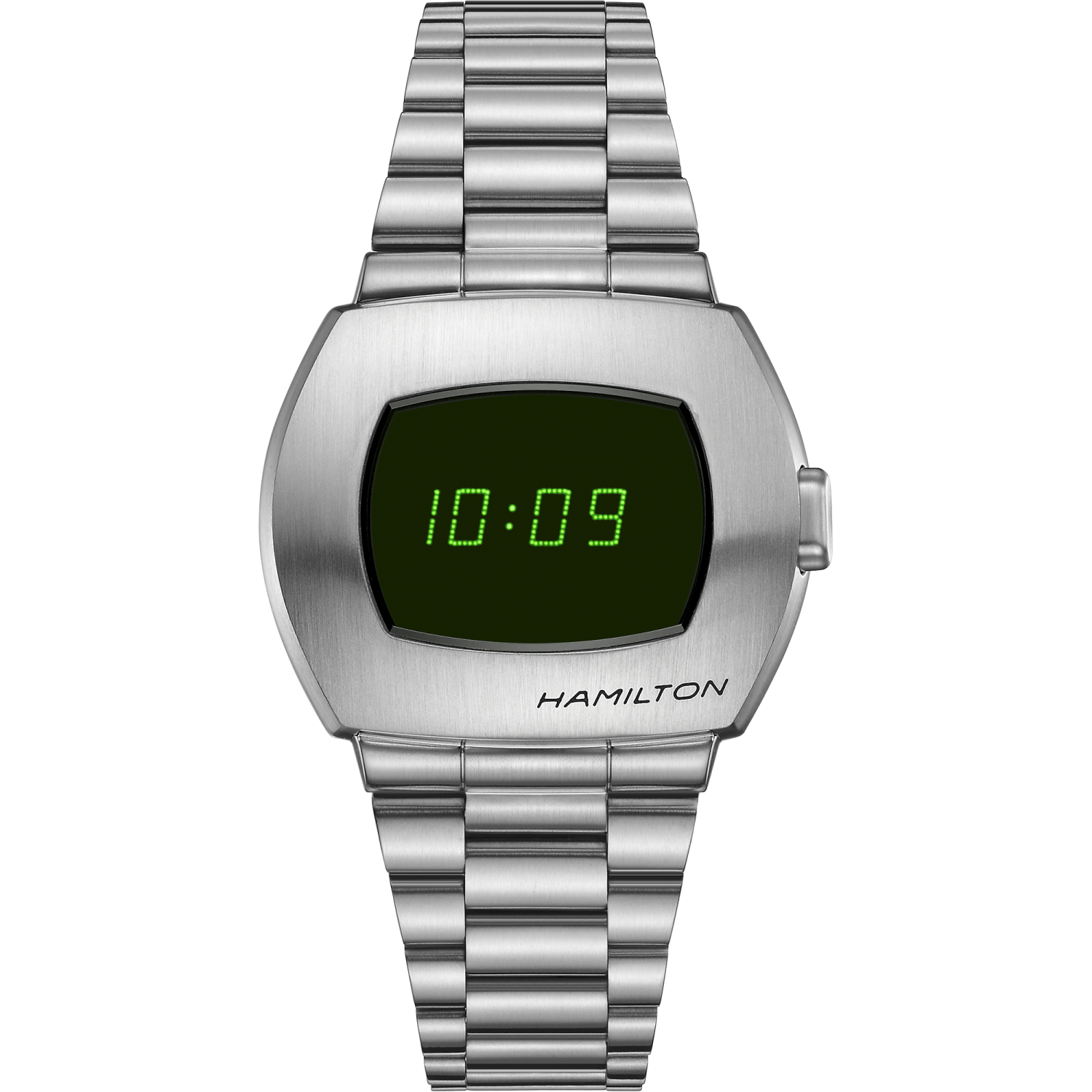 Hamilton American Classic PSR Digital Quartz 41mm x 35mm Green Dial