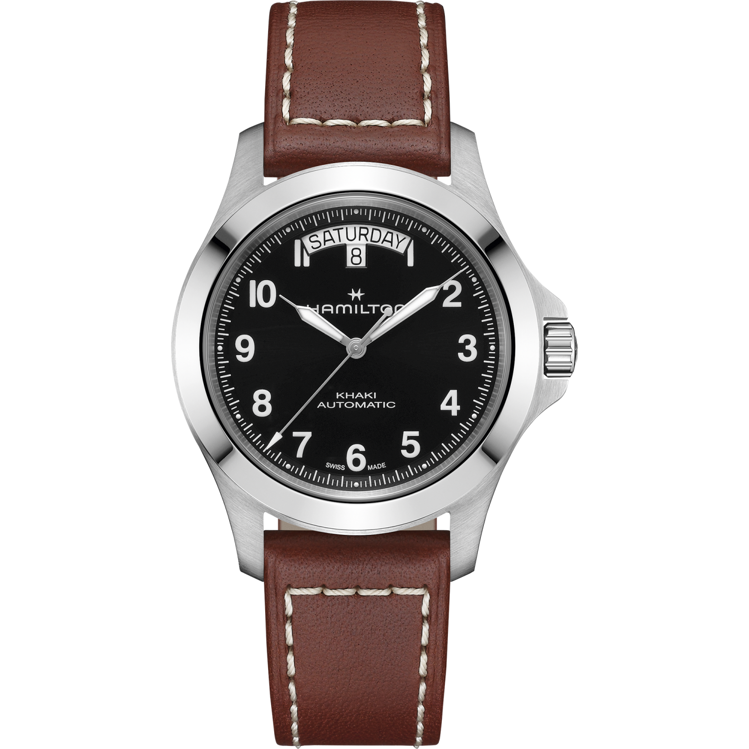 Hamilton Khaki Field King Day-Date 40mm Black Dial