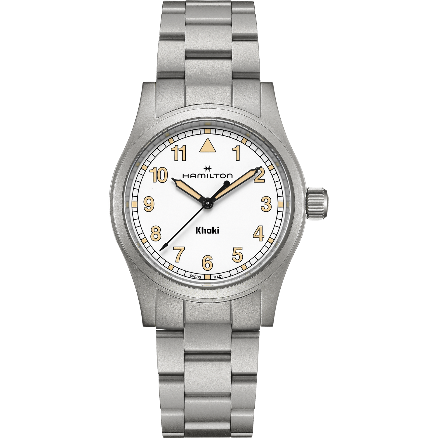 Hamilton Khaki Field Quartz 38mm White Dial