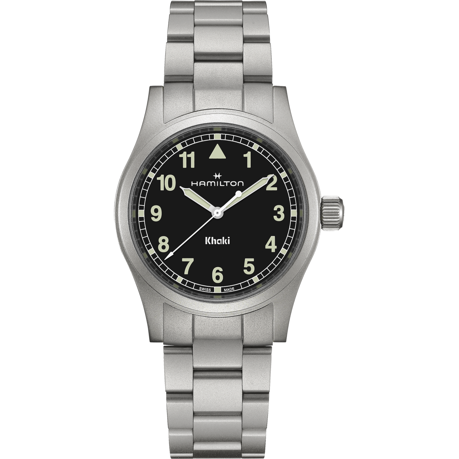 Hamilton Khaki Field Quartz 38mm Black Dial