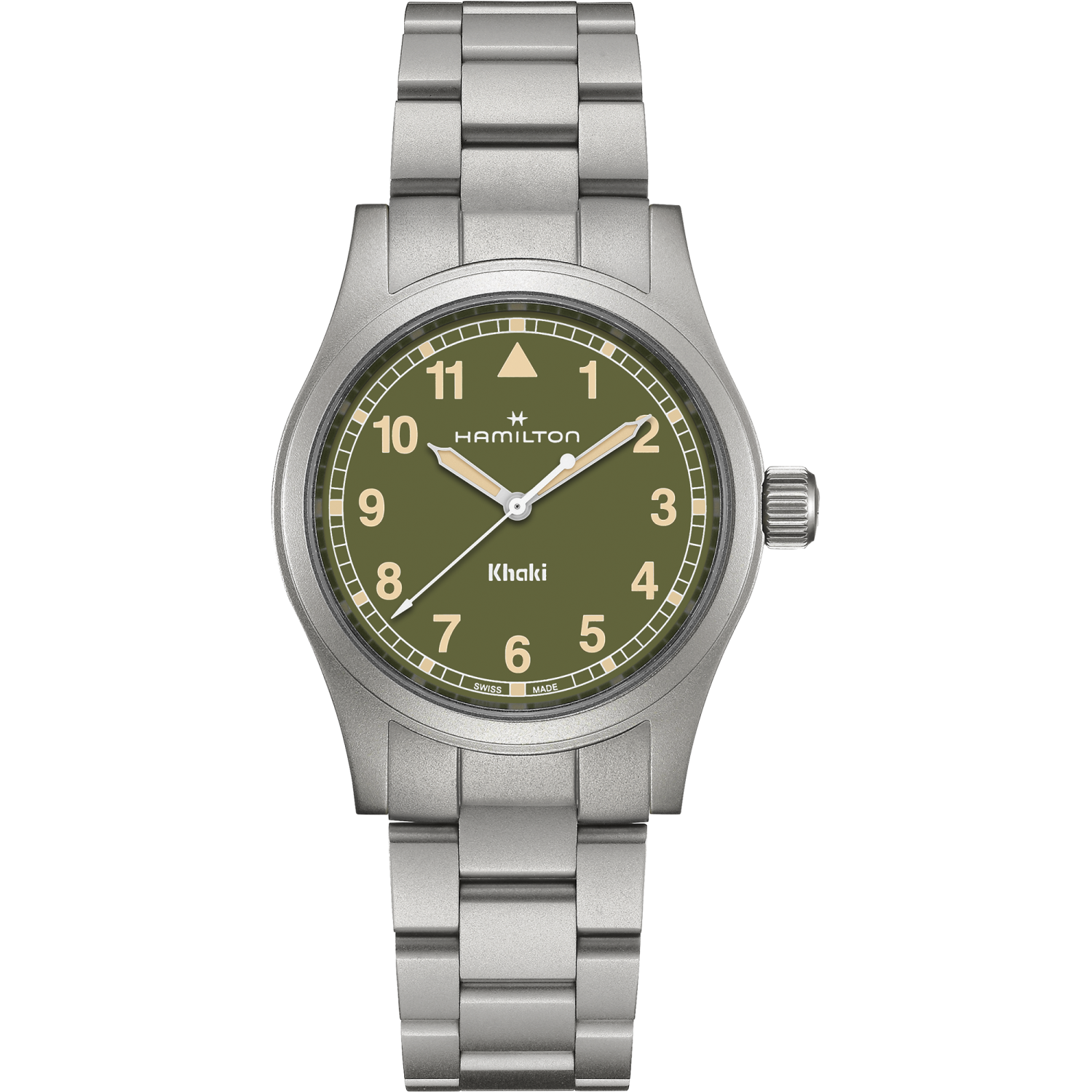 Hamilton Khaki Field Quartz 38mm Green Dial