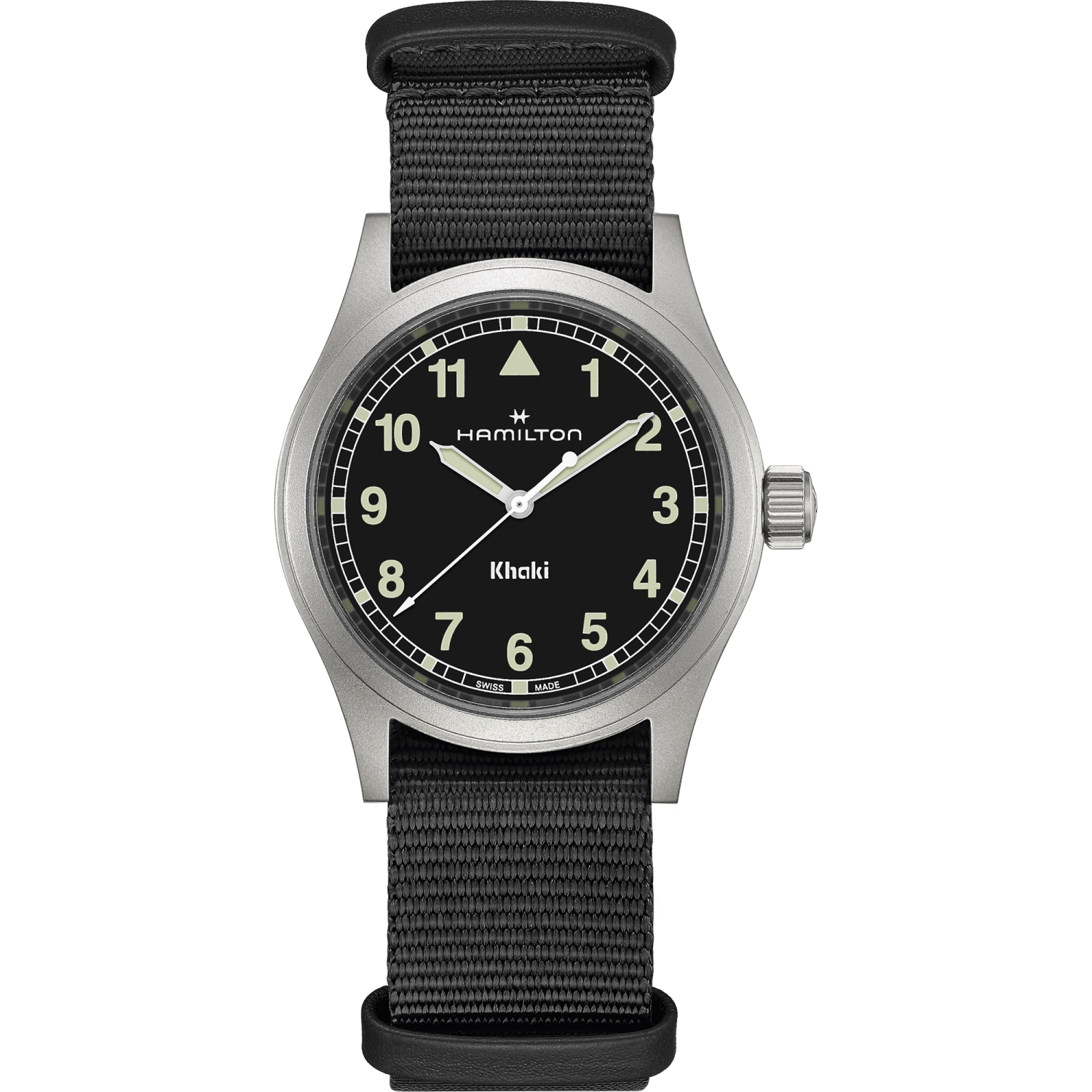 Hamilton Khaki Field Quartz 38mm Black Dial