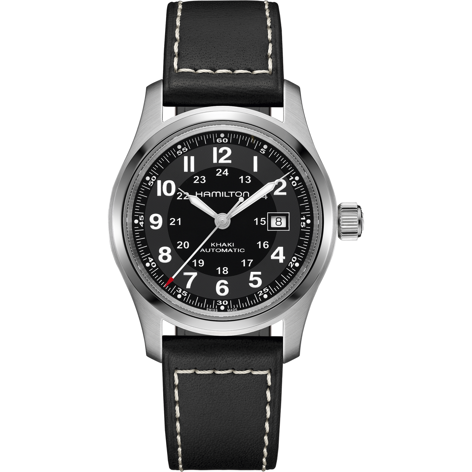 Hamilton Khaki Field Auto 42 mm 42mm Black Dial