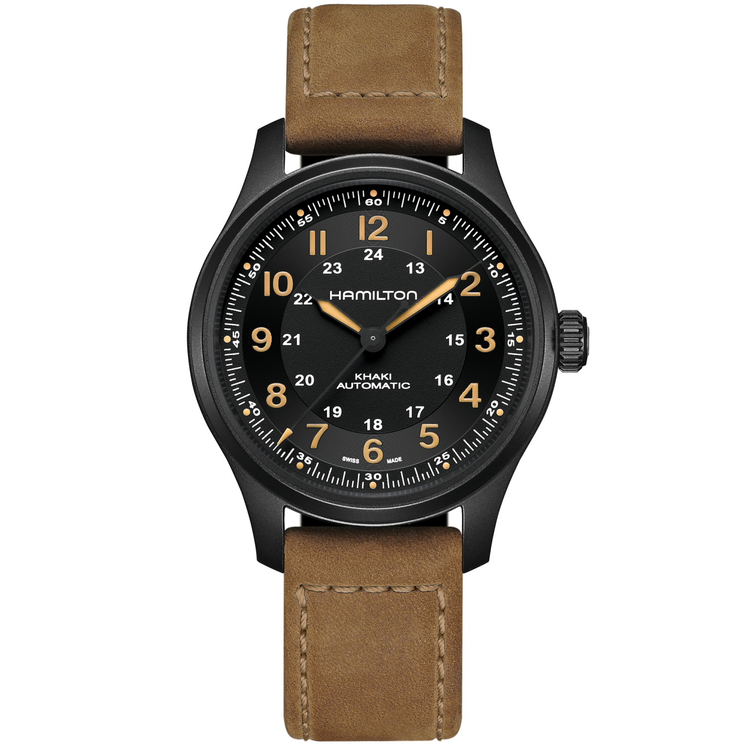 Hamilton Khaki Field Titanium Auto 42mm Black Dial