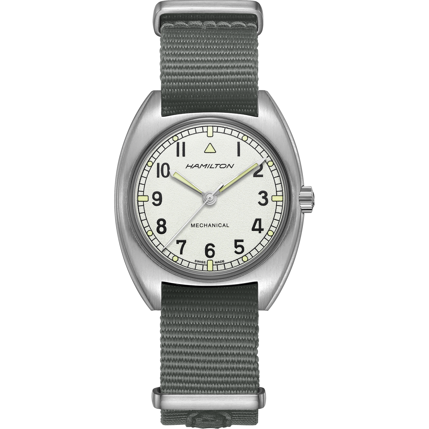 Hamilton Khaki Aviation Pilot Pioneer Mechanical 36mm x 33mm Silver Dial