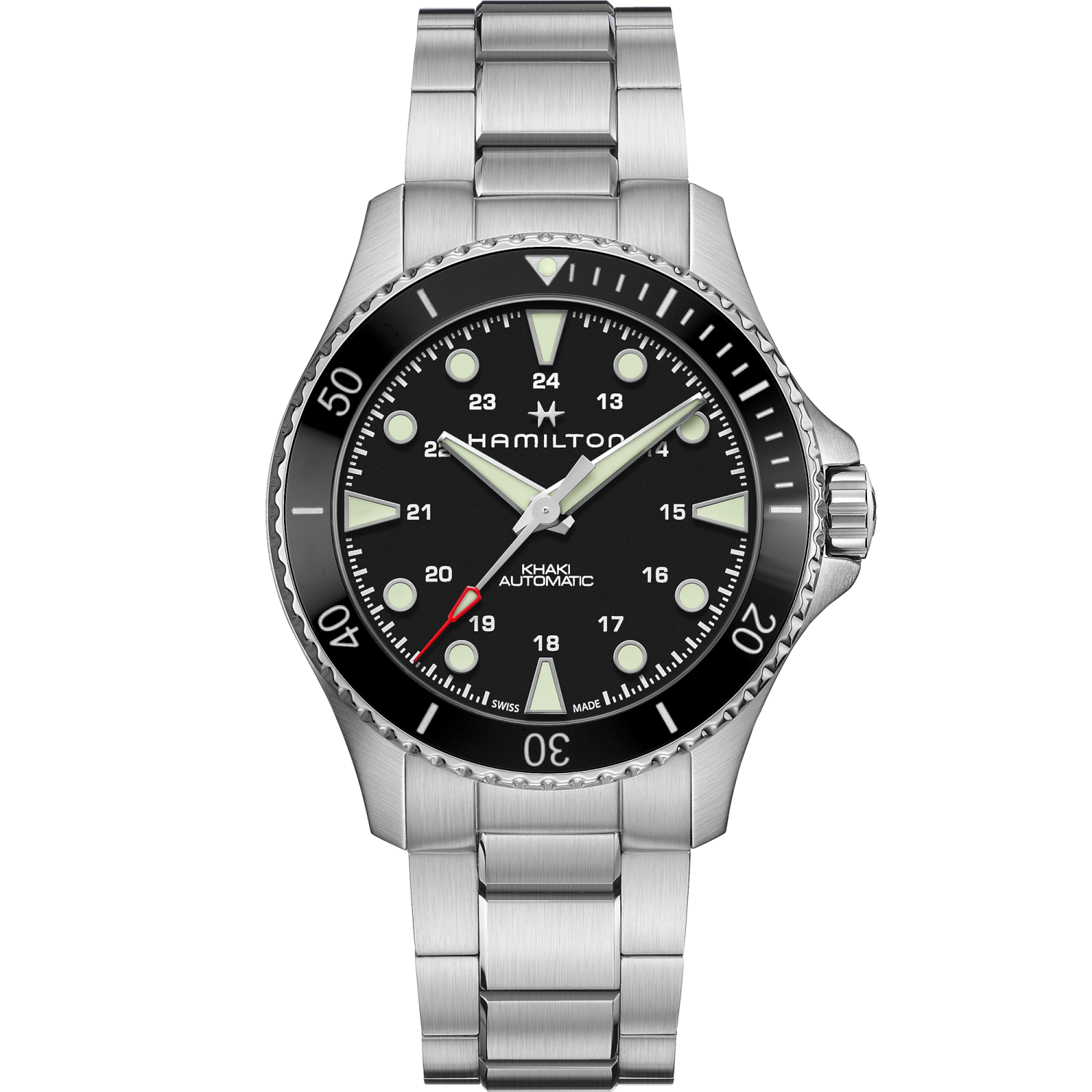 Hamilton Khaki Navy Scuba Auto 43mm Black Dial