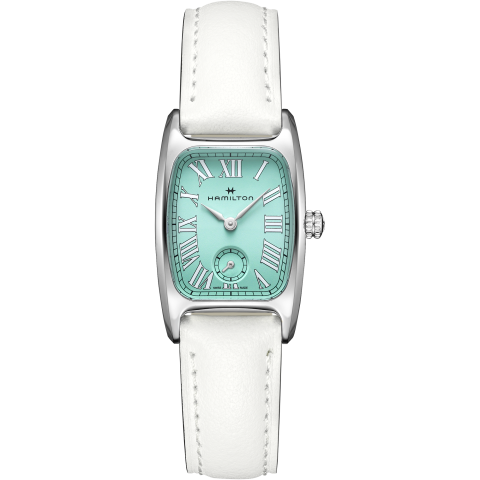 Shop Hamilton American Classic Boulton Small Second Quartz M In Green