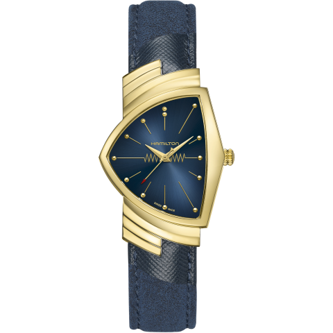 Hamilton Ventura Quartz In Blue