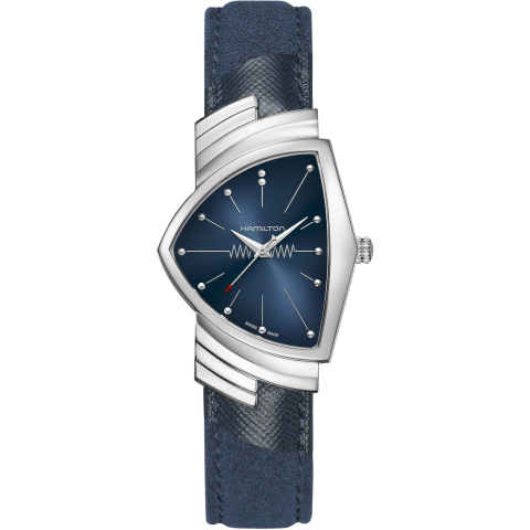 Shop Hamilton Ventura Quartz In Blue