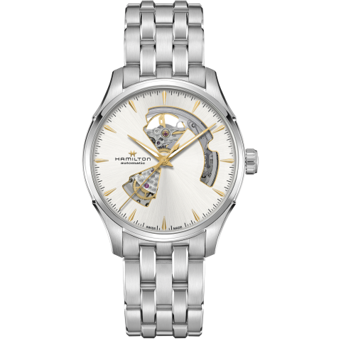 Hamilton Jazzmaster Open Heart Auto In White