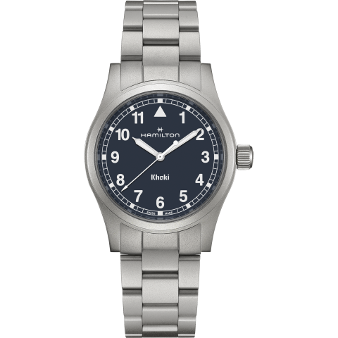 Hamilton Khaki Field Quartz 38mm In Blue