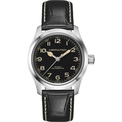 Shop Hamilton Khaki Field Murph 38mm In Schwarz